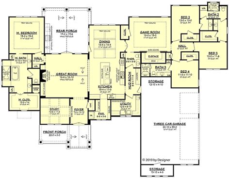 4 Bedroom Ranch Style Plans | www.resnooze.com