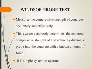 Windsor Probe Test Ppt