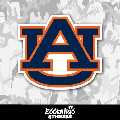 Auburn Tigers Vinyl Sticker - Eccentric Stickers