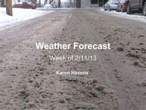 Weather forecast | PPT