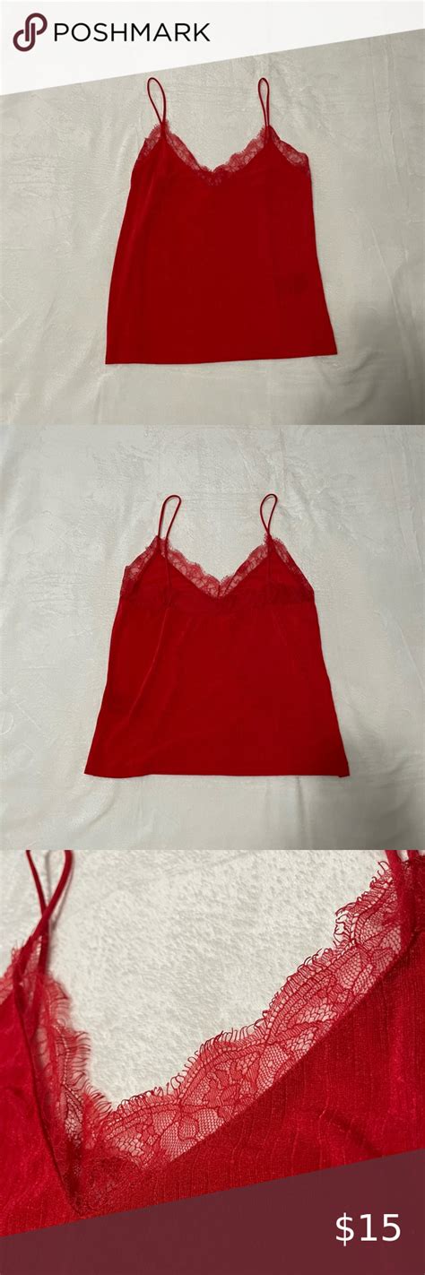 Red Lace Top Red Lace Top Tops Clothes Design
