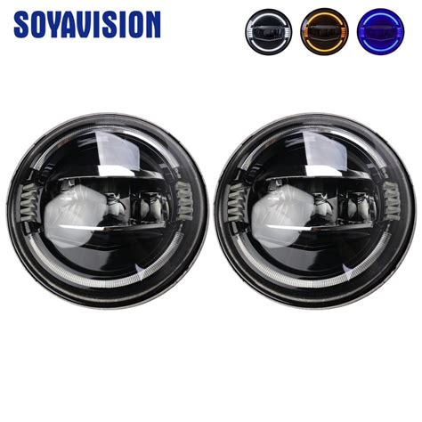 Faros LED Redondos De 7 Para Lada 4x4 Urban Niva Luces Hi Lo Con