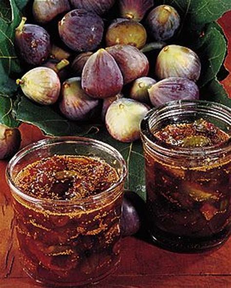 Confiture De Figues Pour Personnes Recettes Elle Table