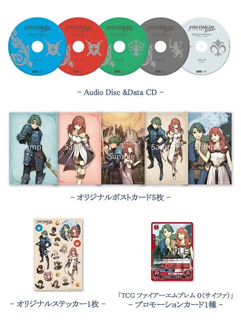 Fire Emblem Echoes Shadows Of Valentia Original Soundtrack 5 Cd Japan Game Ebay