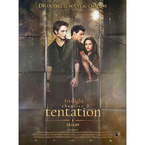 Affiche de film française de TWILIGHT CHAPITRE 2 TENTATION