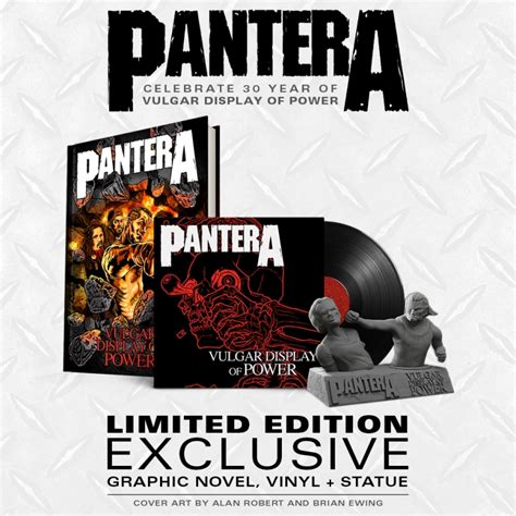 Pantera lanza una novela gráfica por los 30 años de Vulgar Display of