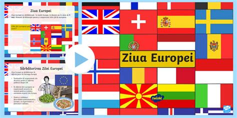 Despre Ziua Europei - Ziua Europei - România (Teacher-Made)