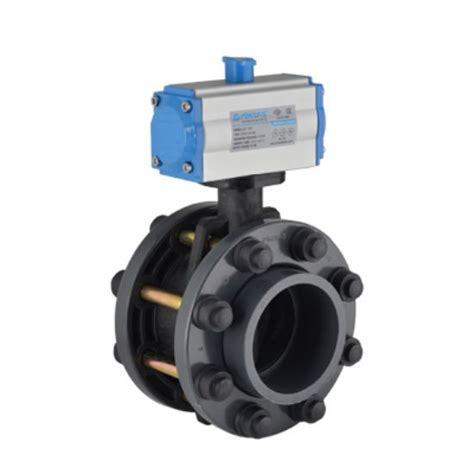 Pimtaş Plastik A Ş U Pvc Pneumatic Actuator Butterfly Valves Single