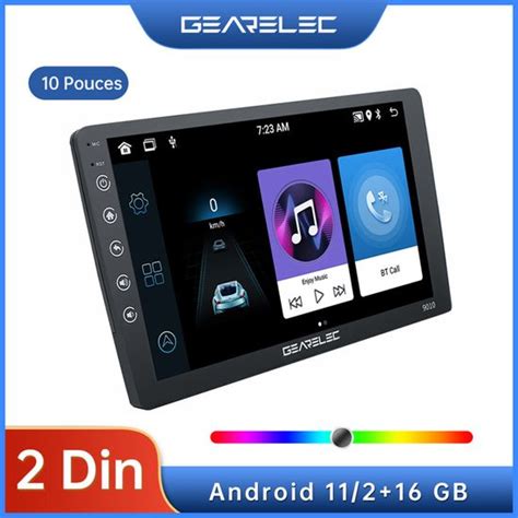 Gearelec Autoradio Pouces Android L Cran D Hd Go