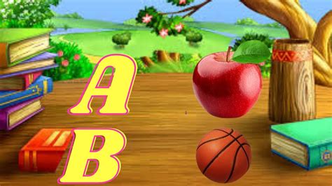 A For Apple B For Ball C For Cat Alphabet Song Abcdefg Abc Phonics