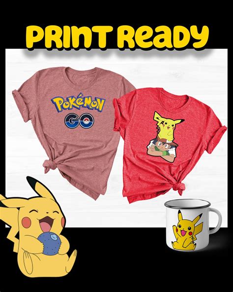 Pokemon SVG Bundle Pokémon Cut Files Silhouette Cameo and Cricut