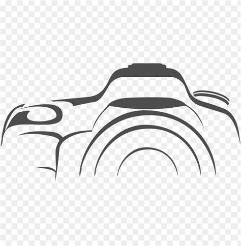 Clip Royalty Free Camera Clipart Black And White Png - Dslr Png File ...