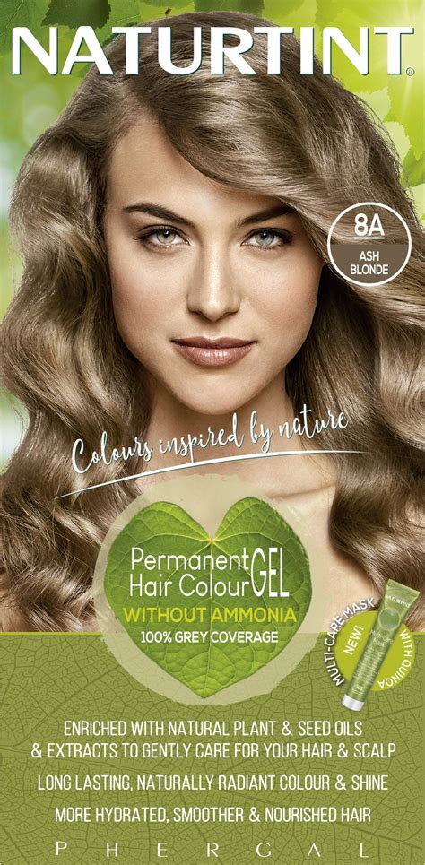 Naturtint Permanent Hair Colour A Ash Blonde Plant Enriched Radiant