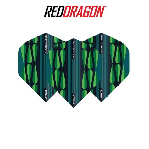 Red Dragon Hardcore Radical Grün Teardrop Flight