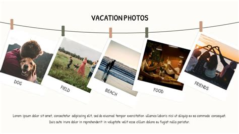 Free Google Slides Interactive Photo Album Template Powerpoint