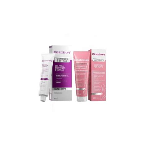 Kit Cicatricure Antiestrias Maternity 2 produtos ÚNICO