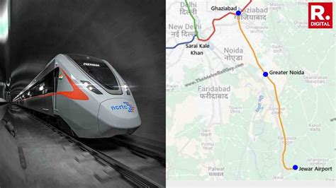 Rapid Rail From Ghaziabad To Jewar Airport St Phase To Connect Noida