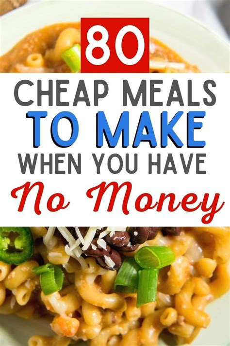 Frugal Meals For When You Feel So Broke Cheap Vegetarian Meals