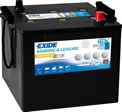 Batería EXIDE ES1200 Marine Leisure Equipment 110Ah 760A Baterías