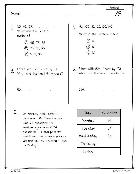 Primary Possibilities Second Grade Common Core Math Assessments