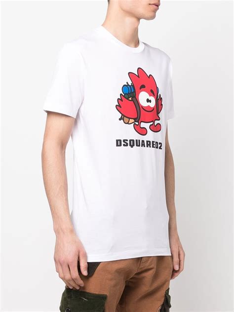 Dsquared2 Cartoon logo-print T-shirt - Farfetch