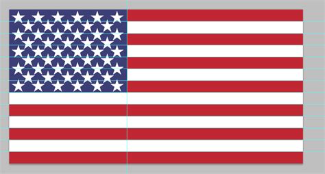 American Flag PDF Design