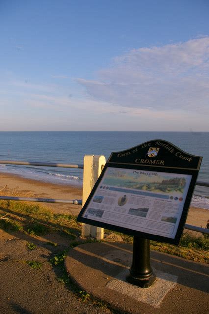 Information Board West Cliff Cromer Christine Matthews