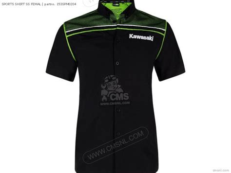 153spm0204 Sports Shirt Ss Femal Kawasaki Buy The 153spm0204 At Cmsnl