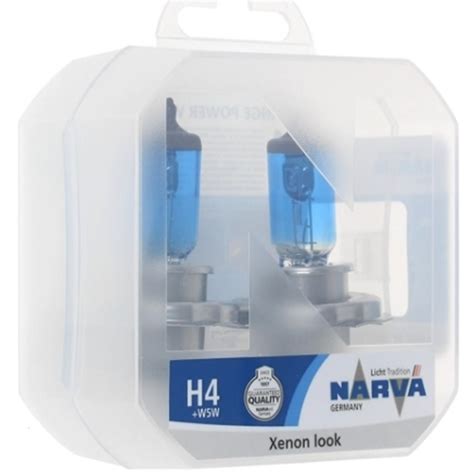 Лампа автомобильная NARVA Range Power White H4 12V 100 90W P43t RPW