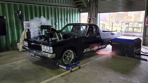 Lookout Holden Ute Blown BBC Hits The Dyno 8000rpm And 1000kw YouTube