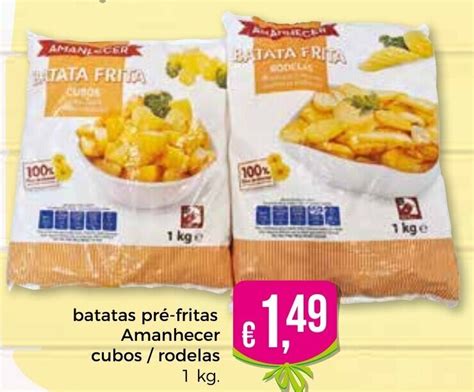 Promo O Batatas Pr Fritas Amanhecer Cubos Rodelas Kg Em Bolama