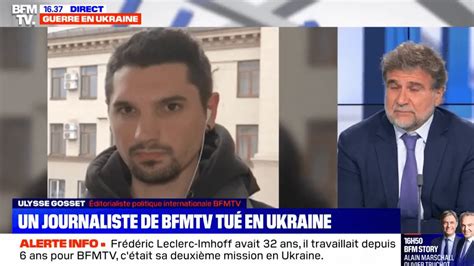 Le Journaliste Fran Ais Fr D Ric Leclerc Imhoff Tu En Ukraine