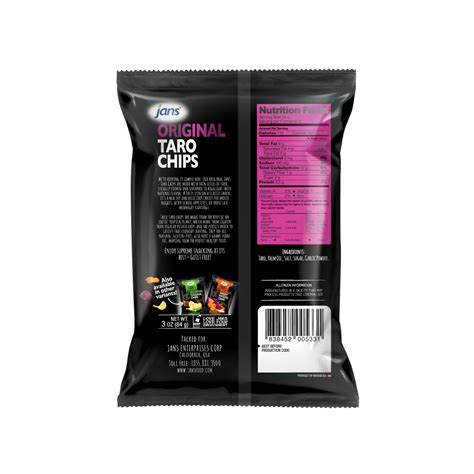 Bundle Of 5 Jans Chips 84g Jalapeno Cassava Chipstaro Chips