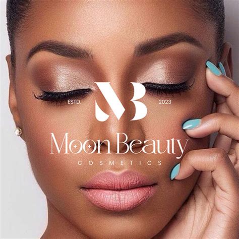 Moon Beauty Cosmetics Brand Identity Logo Design Behance