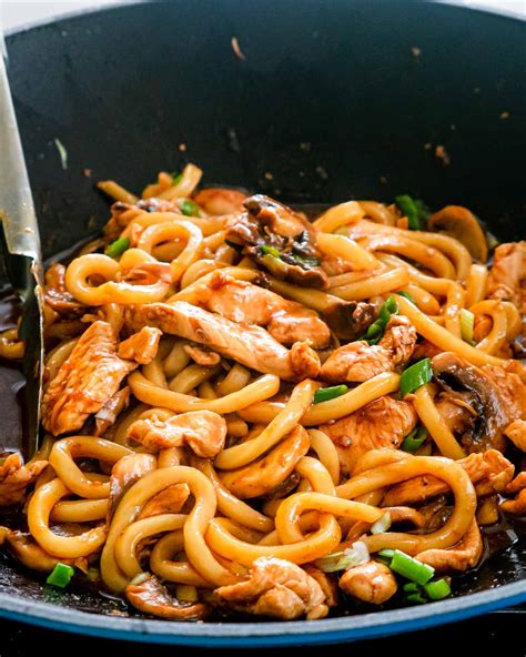 Hoisin Chicken Udon Noodles Resipes My Familly