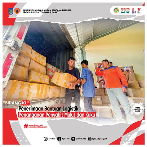 Penerimaan Bantuan Logistik Penanganan Penyakit Mulut Dan Kuku Kamis