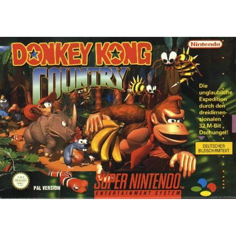 Super Nintendo Donkey Kong Country SNES Donkey Kong Country Click Here