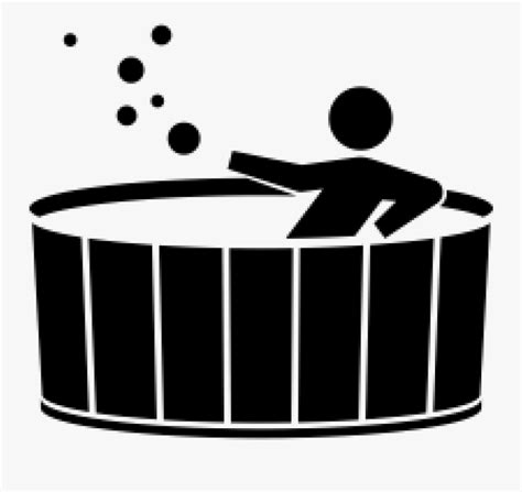 Tub Clip Art Black And White