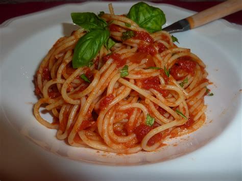 Spaghetti With Marinara Sauce Recipe Dishmaps