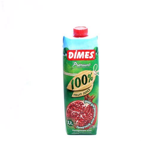 Dimes 100 Pomegranate Juice 1lt Yasar Halim