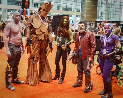 C2e2 Drax Groot Gamora Star Lord Nebula By Sirkirkules On Deviantart