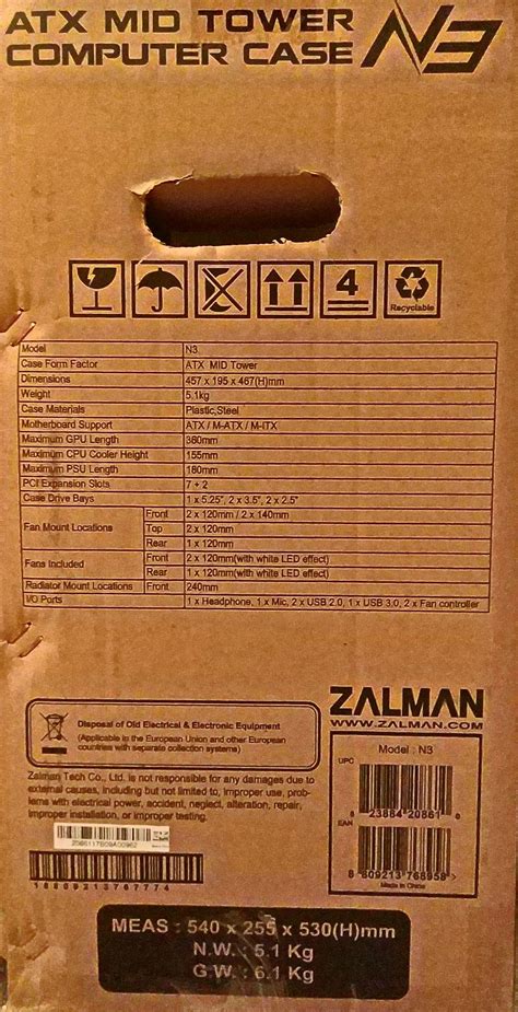 Обзор от покупателя на Корпус Zalman N3 black ATX Window — интернет ...