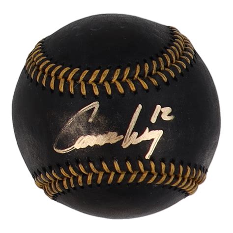 Connor Wong Signed Oml Black Leather Baseball Jsa Pristine Auction