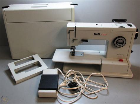 Vintage Pfaff 1222 Electronic Sewing Machine W Foot Pedal Andcase 1866357748