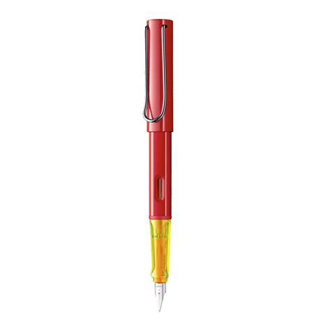 Lamy Penna Stilografica Al Star Glossy Red Fp Set Con Taccuino