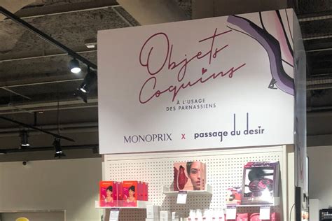 Sextoys Passage Du Désir Sinstalle Chez Monoprix