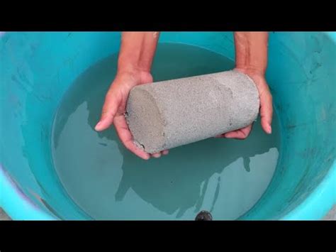 Asmr Satisfying And Relaxing Reused Cement Shape S Dipping Crumbling In