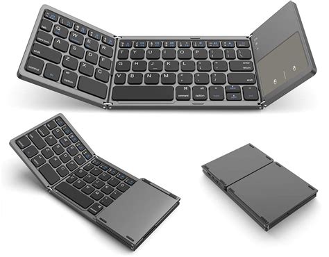 Jelly Comb Bluetooth Keyboard Folds Up To Less Than Half The Size Of