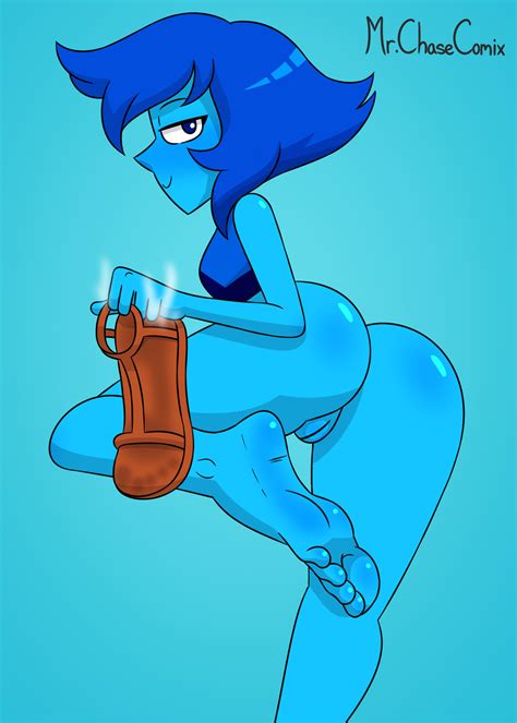 Rule 34 Ass Barefoot Blue Hair Blue Skin Blush Bottomless Feet Female Gem Species Lapis