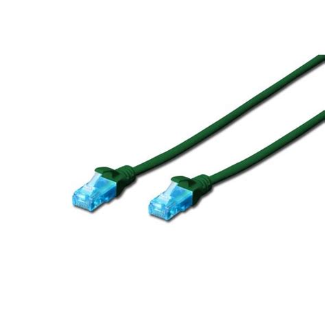 Patch Cord U Utp Kat E Pvc M Zielony Digitus Sklep Empik